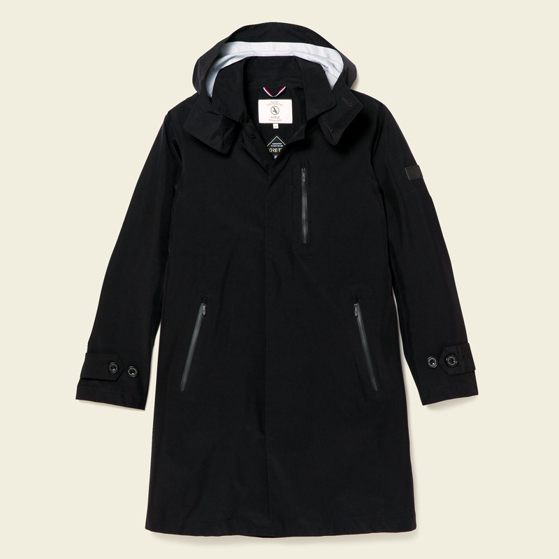 Aigle Gore-Tex 3-layer Coat ZBH1400: Black Aigle Gore-Tex 3-layer Coat ZBH1400: Black