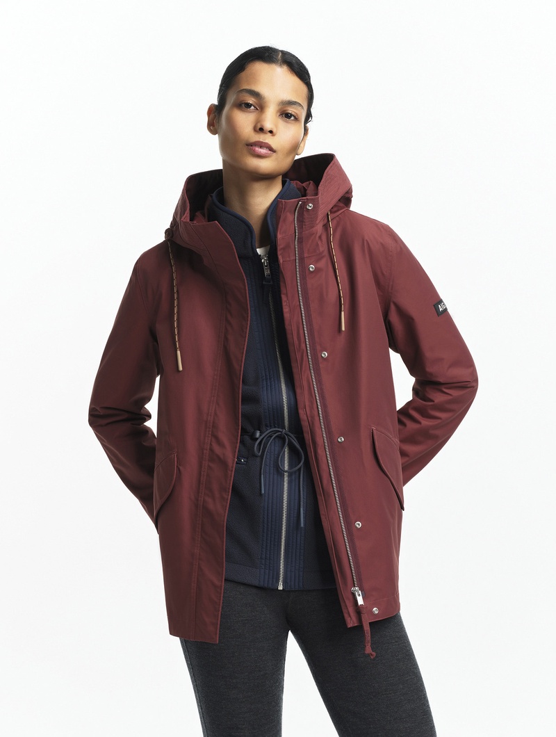 ★エーグル AIGLE レインウェア コート レッド /S AIGLE（エーグル）公式オンラインショップ