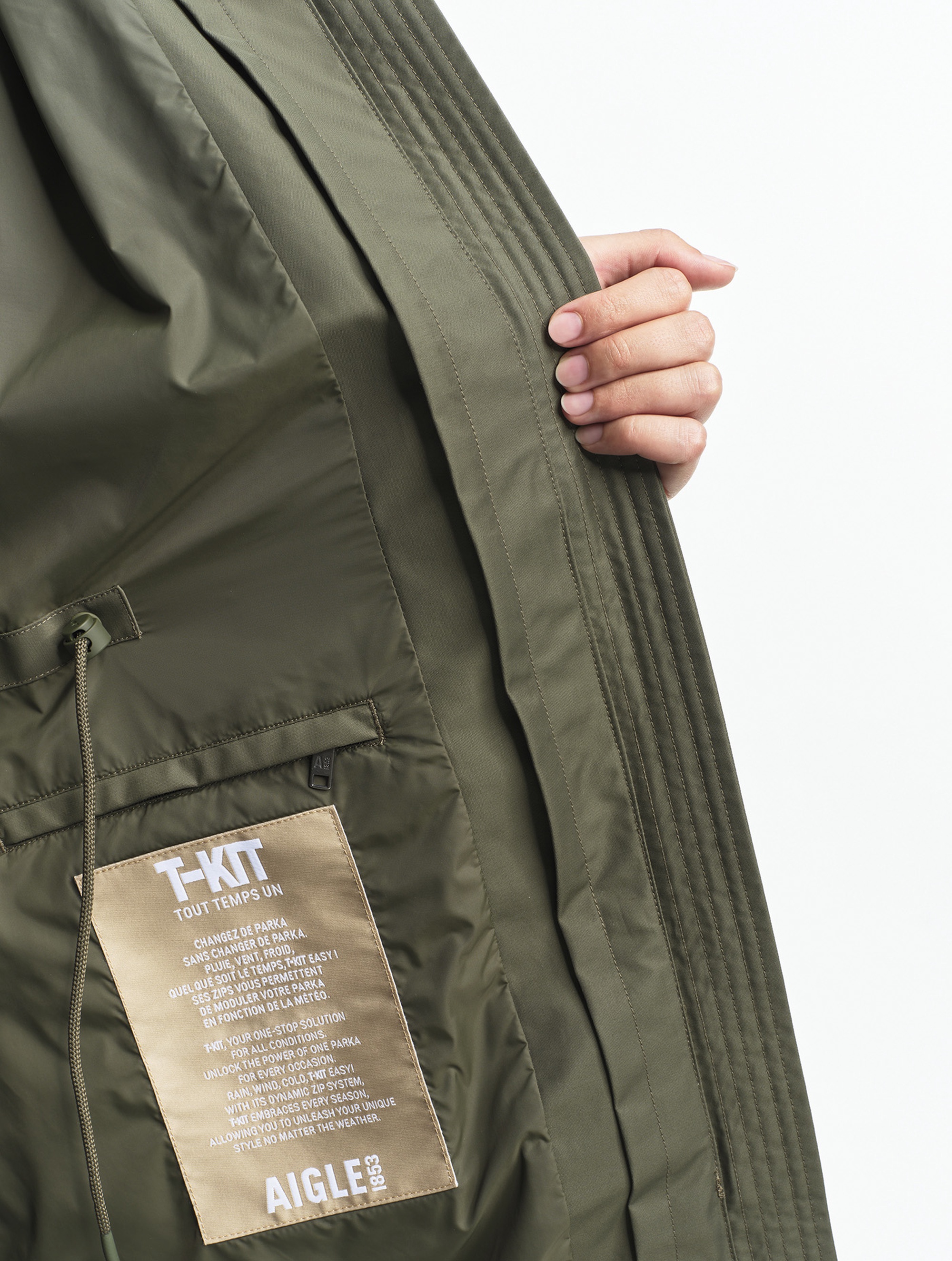 レディース 透湿防水 フィッシュテール ジャケット T-KIT ZBFBL94