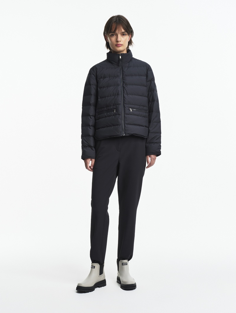 ⭐美品　AIGLE エーグル LABORIAZ AS ダウンコート 36号　黒 エーグル(AIGLE) レディース ダウンジャケット・ダウンコート