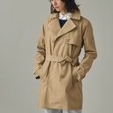 bonny ミルキートレンチコート　アウター　新品・未使用 BURBERRY バーバリー ロング トレンチ コート ブラック