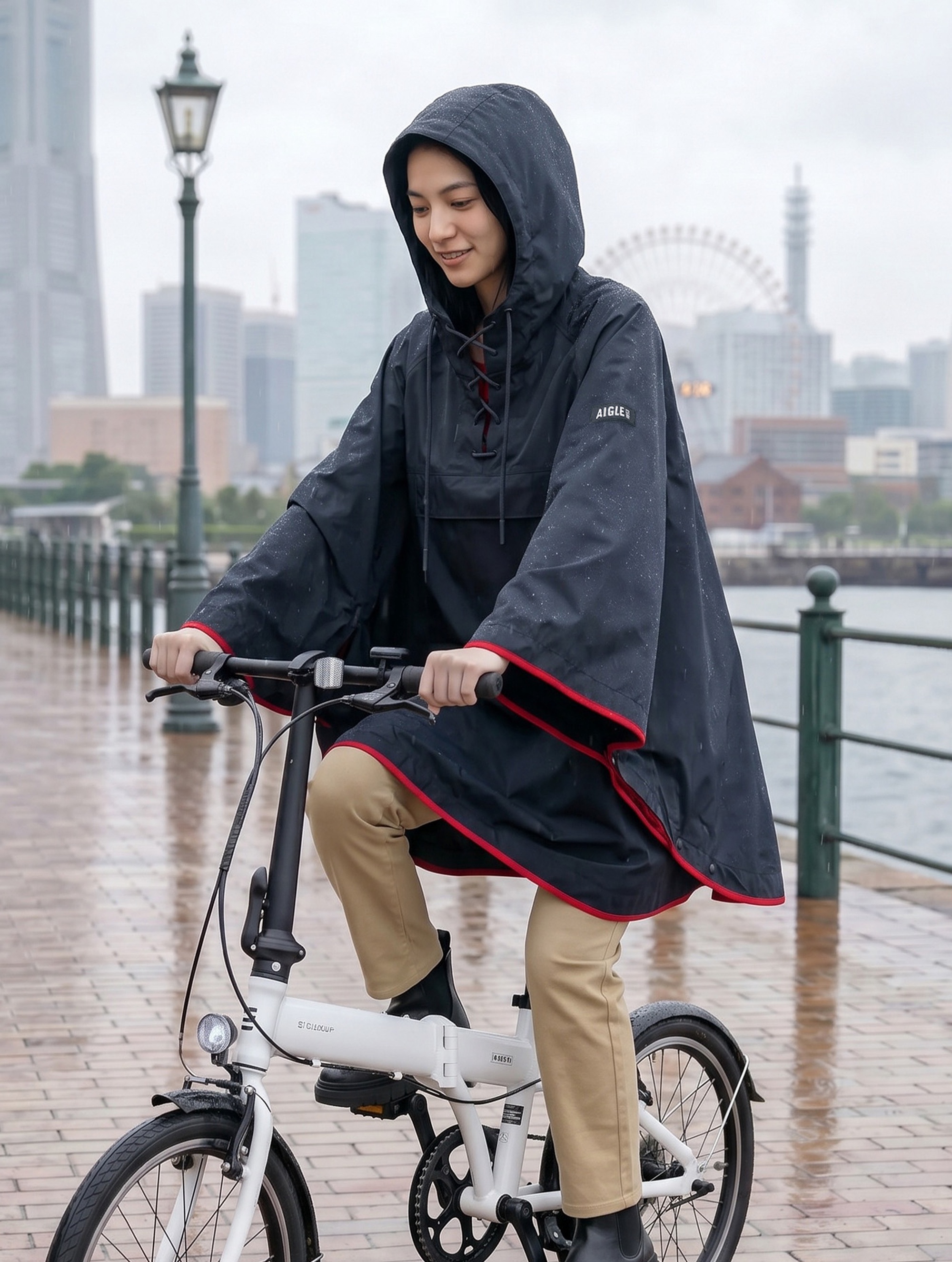 レディース 透湿防水 パッカブルポンチョ ZBHBO80 - AIGLE（エーグル