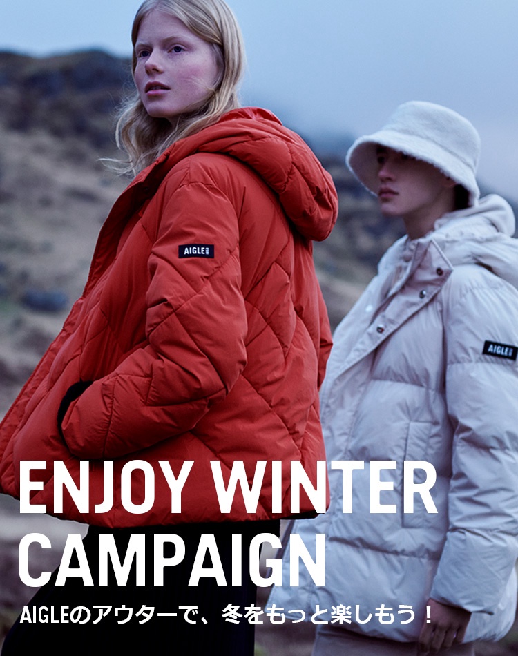 AIGLE エーグル ファー付きモッズコート M レッド 冬 赤 AIGLE（エーグル）公式オンラインショップ