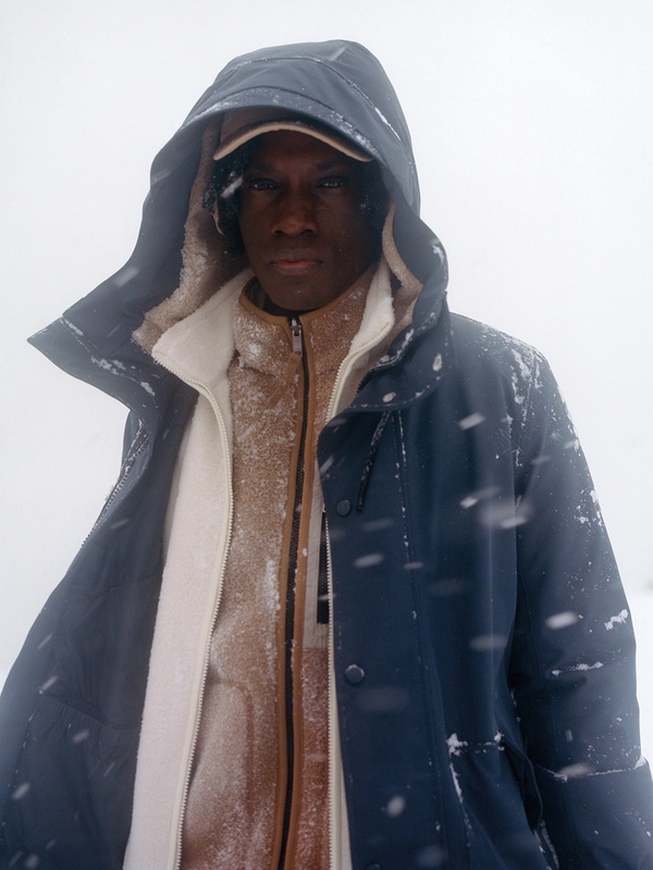 【AIGLE】エーグル（XS）ブルゾンジャケット＊裏起毛＊袖ロゴ＊ハイネック＊ AIGLE（エーグル）公式オンラインショップ