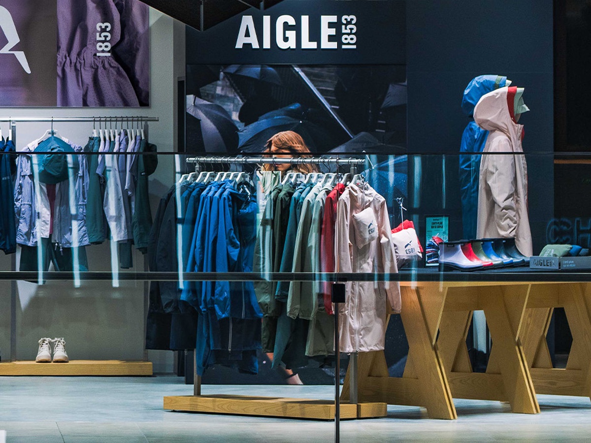 AIGLE  ダッフルコート М  濃紺 140-150]【選べる5色展開】ライトフェイクウールダッフルコート